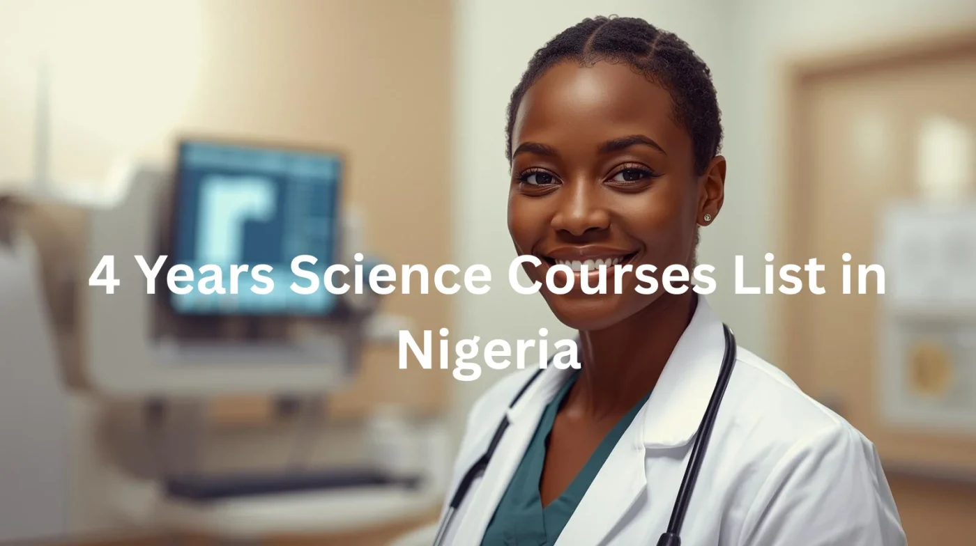 4 Years Science Courses List in Nigeria